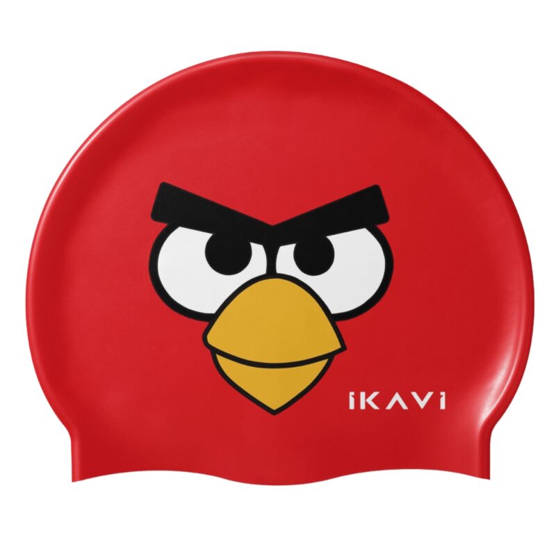 İKAVİ Angry Birds Baskılı Silikon Yüzücü Bonesi