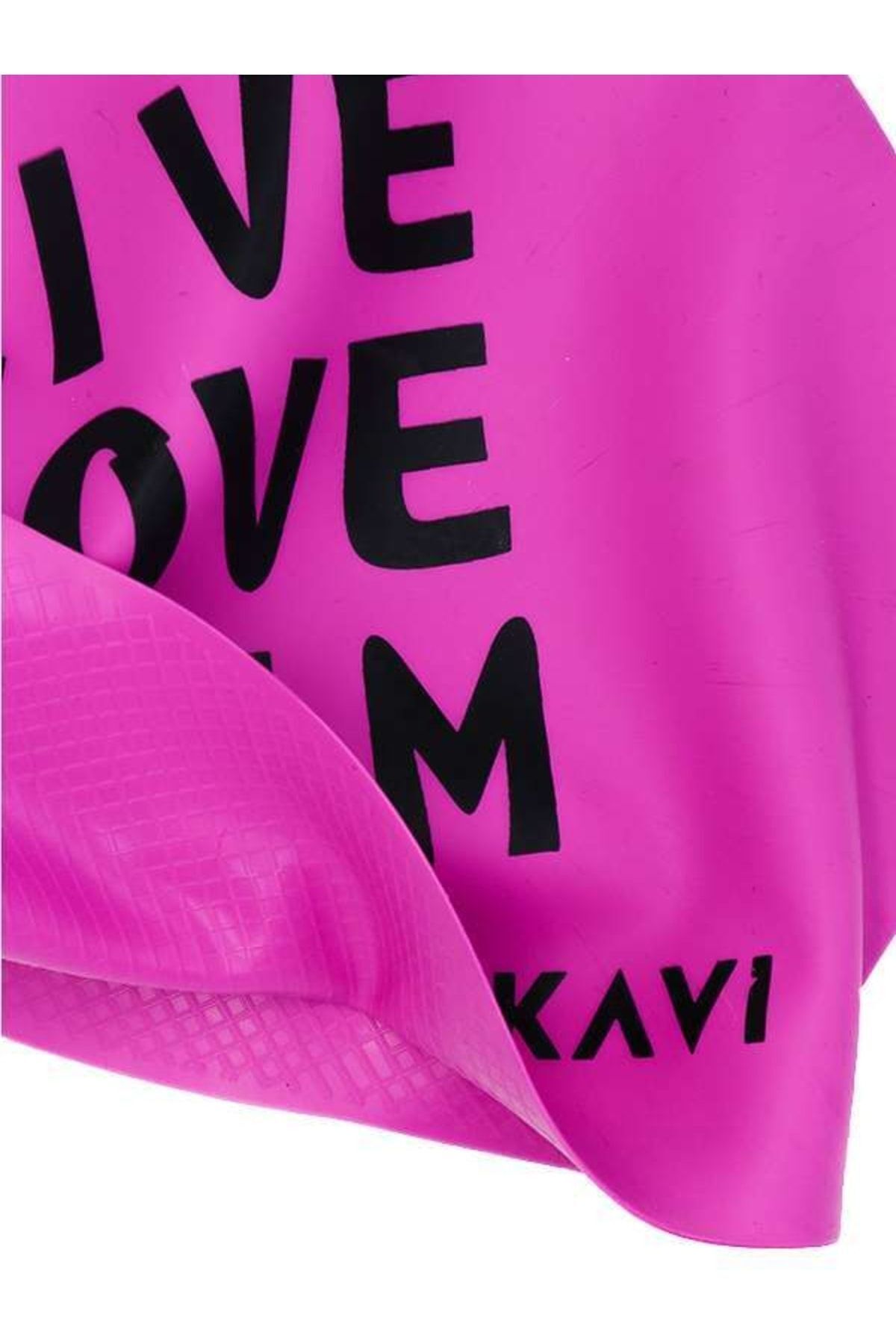 Love Live Swim Baskılı Silikon Bone - Pembe - Görsel 2