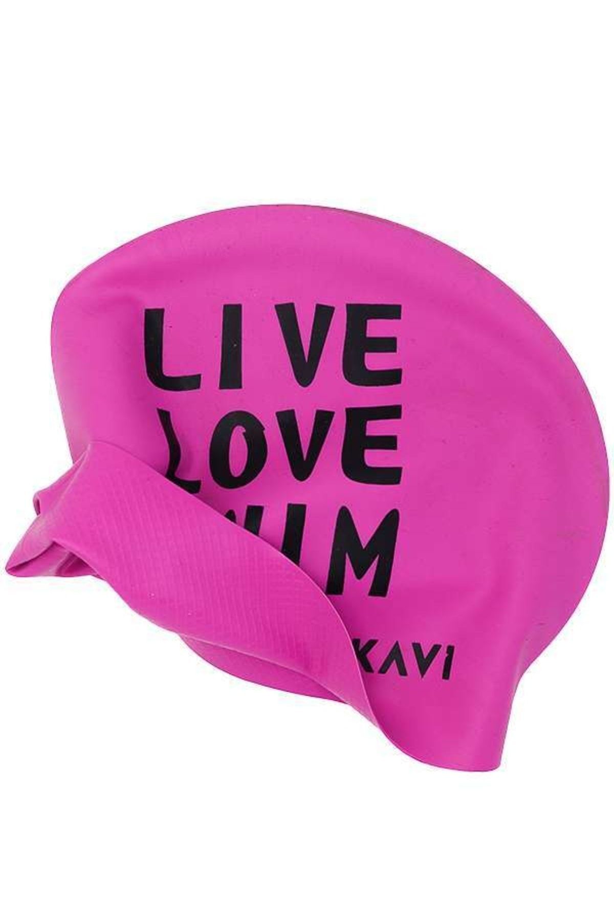 Love Live Swim Baskılı Silikon Bone - Pembe - Görsel 4