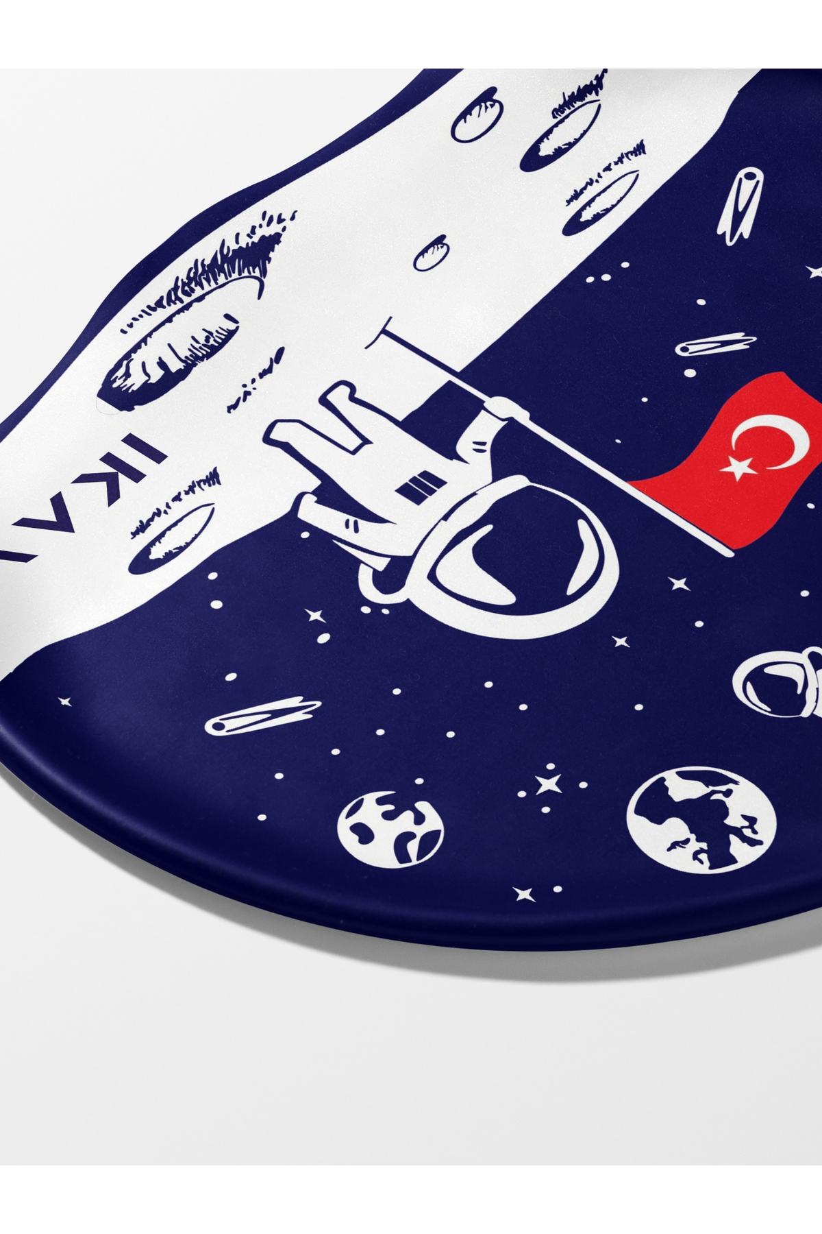 Uzay Baskılı Yüksek Kaliteli Silikon Deniz ve Havuz Bonesi - Görsel 3