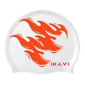 Ateş Baskılı Silikon Deniz ve Havuz Bonesi