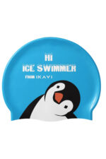 Hi Ice Swimmer Baskılı Silikon Yüzücü Bonesi